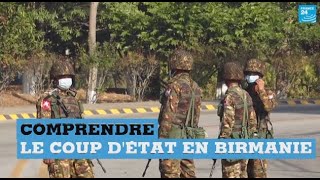 Trois minutes pour comprendre le coup dÉtat en Birmanie [upl. by Asher]