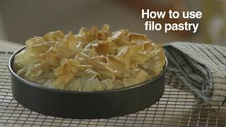 Filo Pastry Pie Recipe  Good Housekeeping UK [upl. by Malaspina]