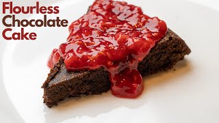 Gluten Free Flourless Chocolate Cake Recipe [upl. by Staley746]