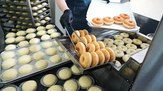 Cream Bomb 100 Handmade Donuts 1000 Sold Out Per Day  Korean Street Food ASMR [upl. by Anuait]