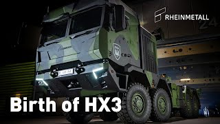 Rheinmetall unveils HX3 tactical truck generation [upl. by Noswad]