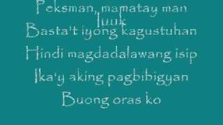 PeksmanSiakol with Lyrics by Ajm [upl. by Trebma]