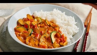 EINFACHES THAI GEMÜSE CURRY  NAHRHAFT [upl. by Biernat]