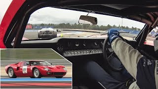 Ford GT40 Mk1 at Circuit Paul Ricard OnBoard Accelerations amp Sound [upl. by Redneval]