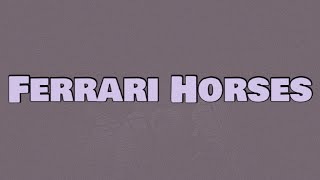 DBlock Europe  Ferrari Horses Lyrics ft RAYE [upl. by Auoh]