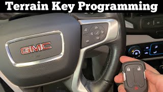 How To Program A 2018  2023 GMC Terrain Remote Key Fob  Add A Key  Lost All Keys Programming [upl. by Mariko]