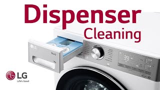 LG FrontTop Load Washer Detergent Dispenser Cleaning Tutorial [upl. by Einhapets]