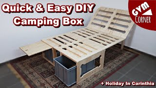 Quick amp Easy DIY Camping Box  Holiday In Carinthia  Einfache Campingbox  Urlaub In Kärnten [upl. by Redfield]