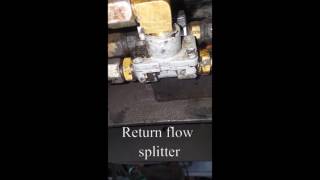 Peterbilt 379 Fuel line Return Flow Splitter [upl. by Maples]