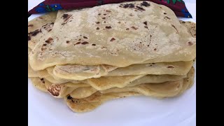 طريقة سهلة للملاوي الأصلية التونسية المورقة بالسميد فقط على اصولها mlawi la vraie recette [upl. by Oakes]