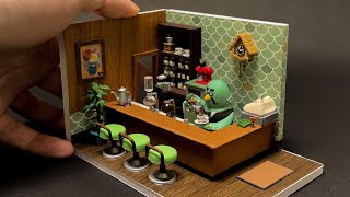 Animal Crossing New Horizons Miniature Cafe Roost  Polymer Clay [upl. by Tiraj]