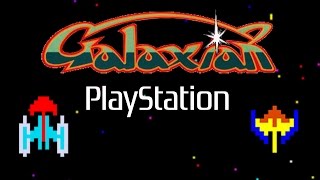 Galaxian Gameplay PS1 [upl. by Shannah427]