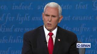 Fly lands on Vice President Pence during Debate [upl. by Claudy40]