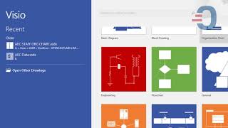 How to create an organization chart using Microsoft Visio 2016 [upl. by Southworth974]