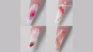 Four Easy Ways To Use Blooming GelWatercolor Gel I BORN PRETTY [upl. by Kearney]