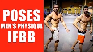 TUTORIAL POSES MEN´S PHYSIQUE  Poses obligatorias IFBB [upl. by Stephanus]