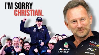 I owe Christian Horner an apology [upl. by Leander169]