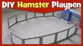 Homemade Hamster Playpen by HAMMY TIME [upl. by Leirraj17]