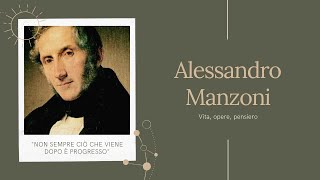 Alessandro Manzoni  Videolezione riassunto [upl. by Aileon94]