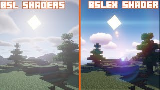 BSL Shaders vs BSLex Shader  Shader Comparison [upl. by Suiradal]