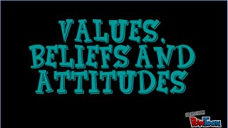 Values Beliefs and Attitudes Definitions [upl. by Iblok]