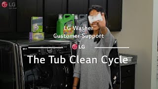 LG Washer  The Tub Clean Cycle [upl. by Levitan355]