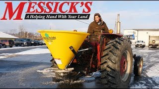 Land Pride FSP700 Broadcast Spreader walk around and demo [upl. by Rosco]