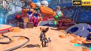 Ratchet amp Clank Rift Apart PS5 4K 60FPS HDR  Ray tracing Gameplay  Performance RT mode [upl. by Wedurn]