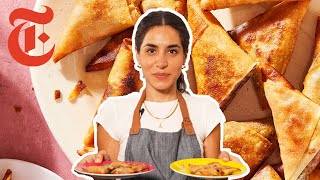 The Best Crispy Samosas  Zainab Shah  NYT Cooking [upl. by Bethena]