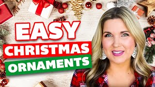 Easy Christmas Ornaments 🎄 Handmade Christmas Crafts DIY 🎄 [upl. by Dlabihcra]