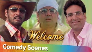 Welcome  Best Comedy Scenes  Akshay Kumar Paresh Rawal  Nana Patekar  Bollywood Comedy [upl. by Lucilia]