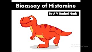 Bioassay of Histamine [upl. by Merci]