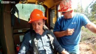 Richard Hammond becomes a lumberjack  Richard Hammonds Crash Course  BBC Two [upl. by Einatsed]