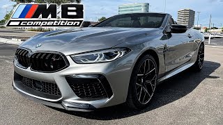 2022 BMW M8 Competition Convertible Walkaround POV Review  Loud Exhaust Sound [upl. by Airdna]