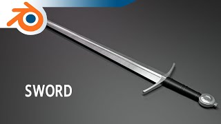 Sword 3D Model  Blender 3D Tutorial [upl. by Norrab]