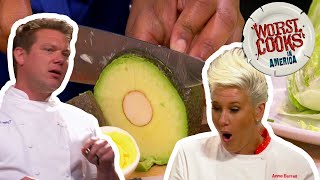 MostSHOCKING Moments  Worst Cooks in America  Food Network [upl. by Oznol]