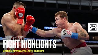 HIGHLIGHTS  Canelo Alvarez vs Avni Yildirim [upl. by Anilrahc]