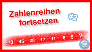 Zahlenreihen fortsetzen Teil 2  Einstellungstest üben mit Aufgaben Lösungen und wichtigen Tipps [upl. by Nilyahs987]