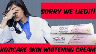 Sorry we lied Kozicare skin lightening cream review [upl. by Hak]