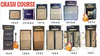 Marshall Speaker Cabinets CRASH COURSE [upl. by Boyden885]