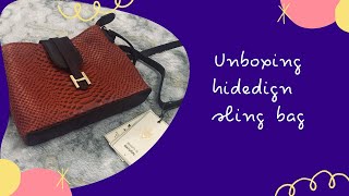 Hidesign Sling Bag  Unboxing [upl. by Ahsieka127]