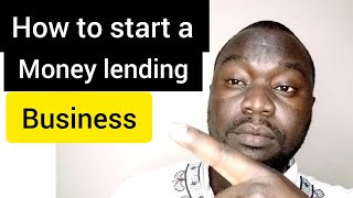 How to start money lending business [upl. by Justino]