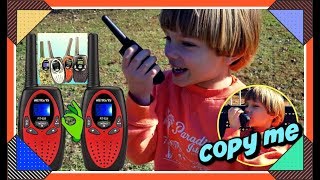 Kids Walkie Talkies Retevis TOY RADIO RT628 Sweetie Fella Aleks APPROVED 🙃PRETENDED PLAY [upl. by Eicnarf]