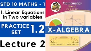 Class 10 Practice Set 12 Lecture 2  Chapter 1 Linear Equations in Two Variables  10th Maths  SSC [upl. by Idou]