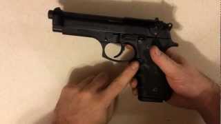 Beretta M9 92FS Review  Disassembly and Reassembly Tutorial [upl. by Meek]