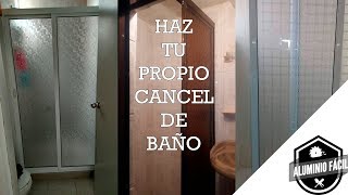 Cómo hacer un cancel de baño facilísimo [upl. by Eiramacissej]