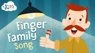 Finger Family Song  Children Song with Lyrics  Nursery Rhymes  Kids Academy [upl. by Nohsyt]