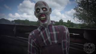 Zombie Farmer Animatronic  Spirit Halloween [upl. by Herrle]