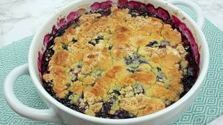 Mixed Berry Cobbler Recipe [upl. by Torey85]