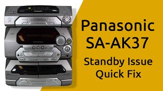 Panasonic SAAK37 Standby issue quick fix [upl. by Harli]